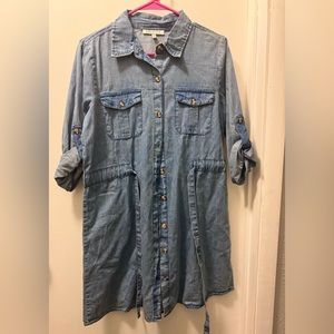 Speed control New York denim dress size large good condition